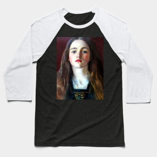 Portrait of a Girl - Sophy Gray - John Everett Millais Baseball T-Shirt